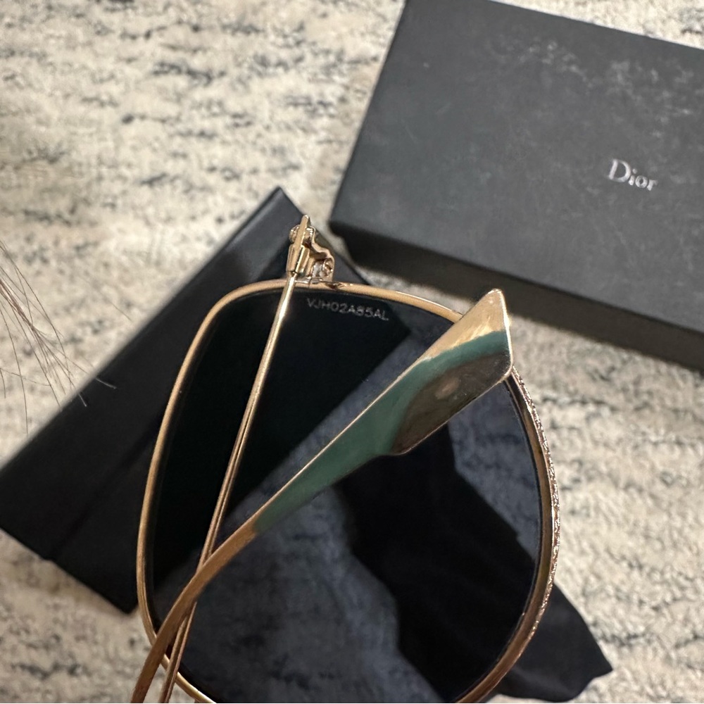 Christian Dior Sunglasses DiorByDior2 Black/Gold - Picture 6 of 8
